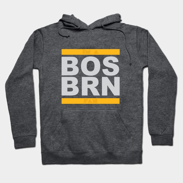 Boston Hockey Fan | BOS BRN Hoodie by moose_cooletti